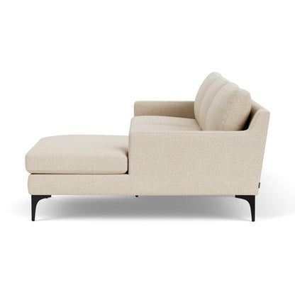 Astha Boucle Right Chaise Sofa