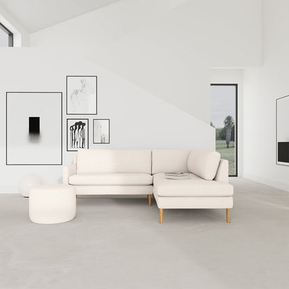 Astha Boucle Right Corner Sofa