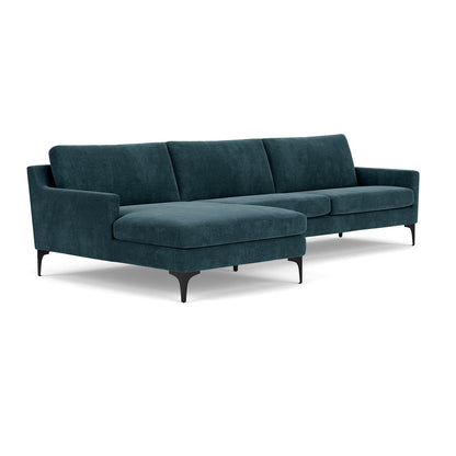 Astha Fabric Left Chaise Sofa