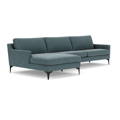 Astha Fabric Left Chaise Sofa
