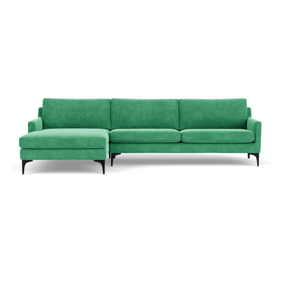 Astha Fabric Left Chaise Sofa