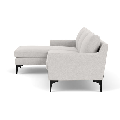 Astha Fabric Left Chaise Sofa