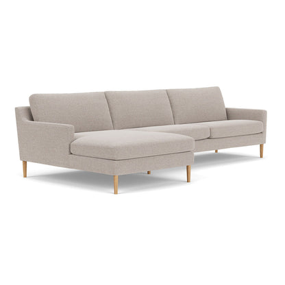 Astha Fabric Left Chaise Sofa