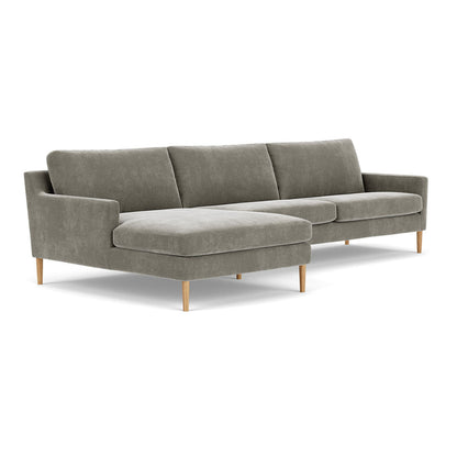 Astha Fabric Left Chaise Sofa