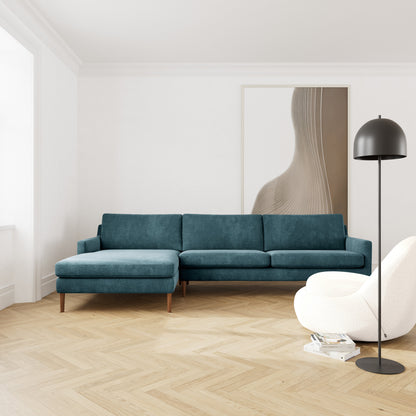 Astha Fabric Left Chaise Sofa