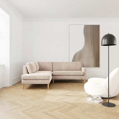 Astha Fabric Left Corner Sofa