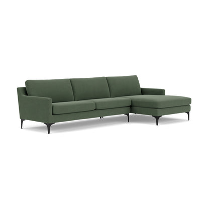 Astha Fabric Right Chaise Sofa