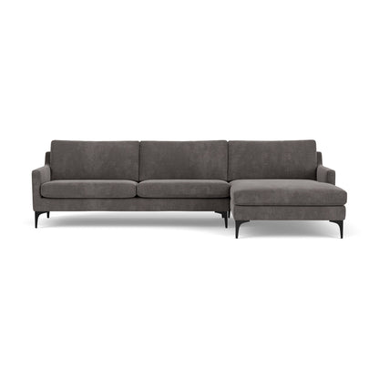 Astha Fabric Right Chaise Sofa
