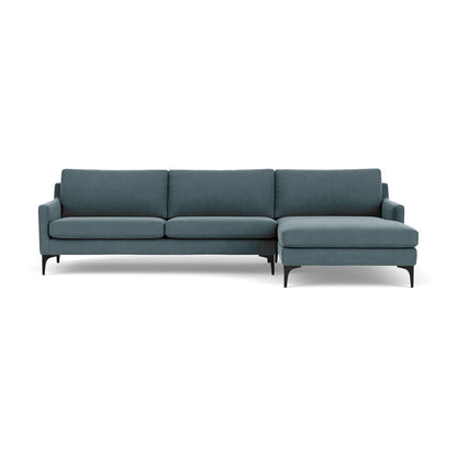 Astha Fabric Right Chaise Sofa