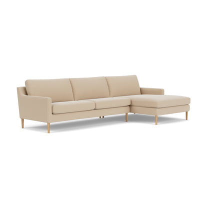 Astha Fabric Right Chaise Sofa