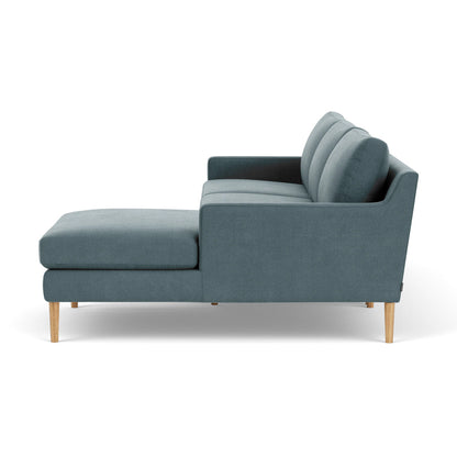 Astha Fabric Right Chaise Sofa