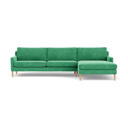 Astha Fabric Right Chaise Sofa