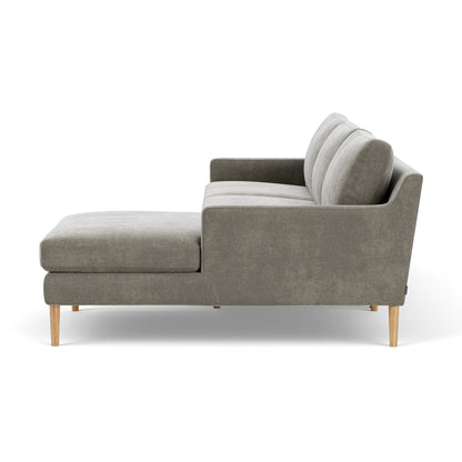 Astha Fabric Right Chaise Sofa