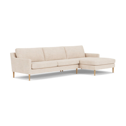Astha Fabric Right Chaise Sofa