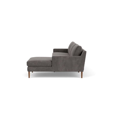 Astha Fabric Right Chaise Sofa