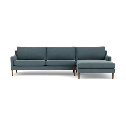 Astha Fabric Right Chaise Sofa
