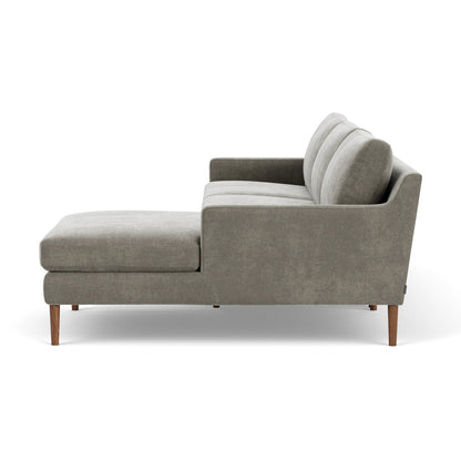 Astha Fabric Right Chaise Sofa