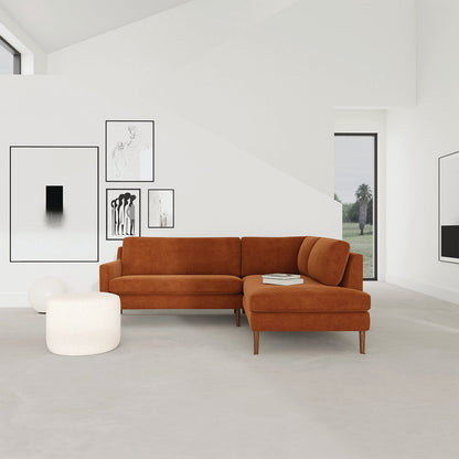 Astha Fabric Right Corner Sofa