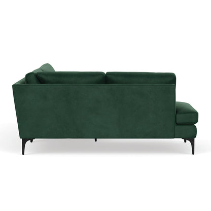 Astha Velvet Left Corner Sofa