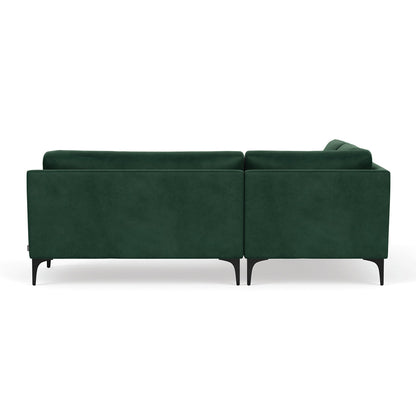 Astha Velvet Left Corner Sofa