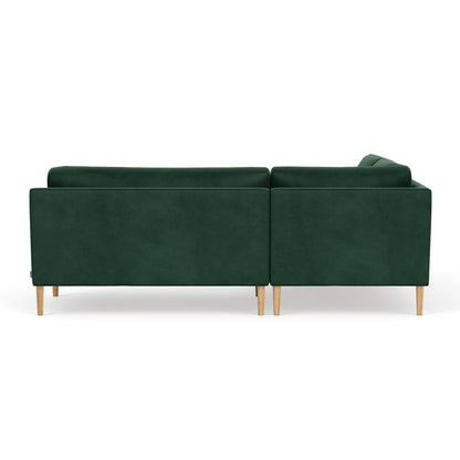 Astha Velvet Left Corner Sofa