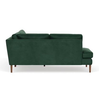 Astha Velvet Left Corner Sofa