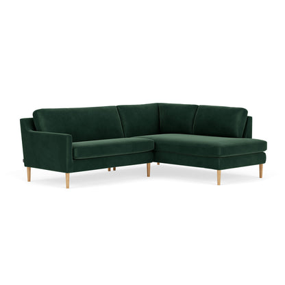 Astha Velvet Right Corner Sofa