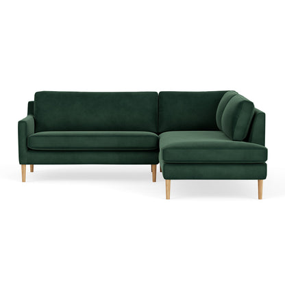 Astha Velvet Right Corner Sofa