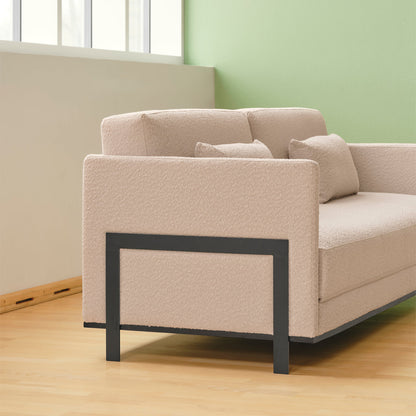 Chill Boucle 3 Seater Sofa Bed