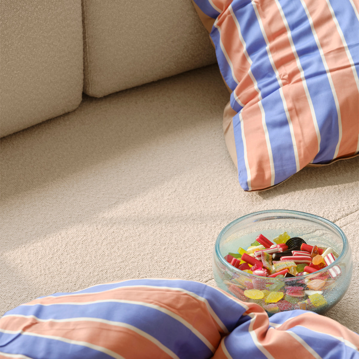 Chill Boucle 3 Seater Sofa Bed