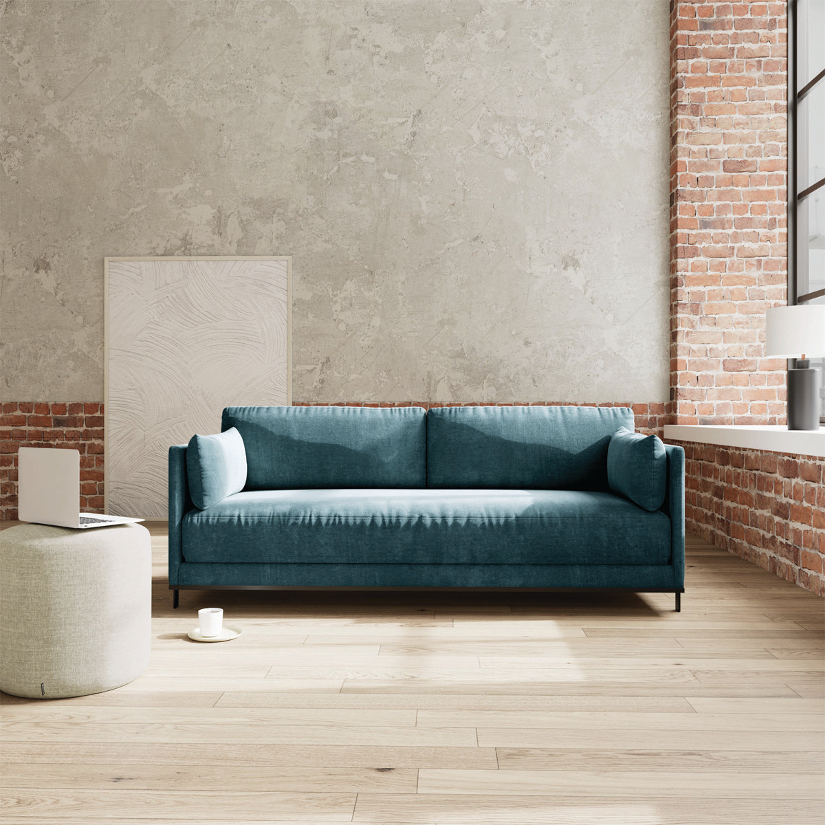 Chill Fabric 3 Seater Sofa Bed