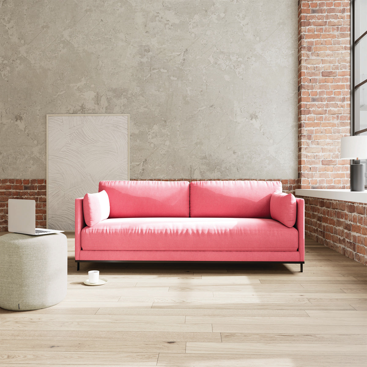 Chill Fabric 3 Seater Sofa Bed