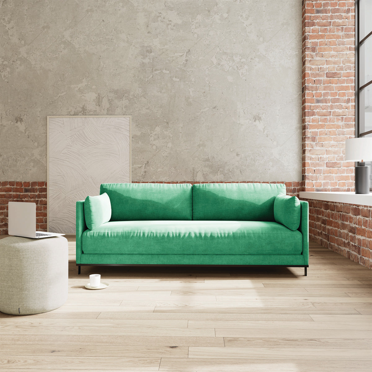 Chill Fabric 3 Seater Sofa Bed