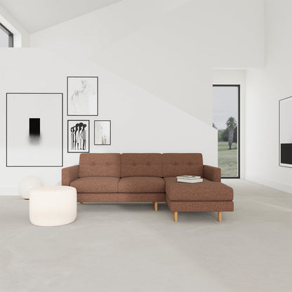 Conrad Boucle Right Chaise Sofa