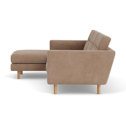 Conrad Fabric Left Chaise Sofa