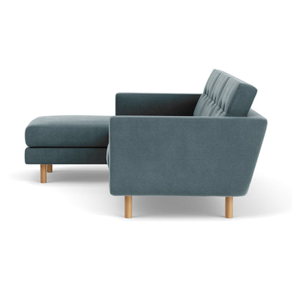 Conrad Fabric Left Chaise Sofa