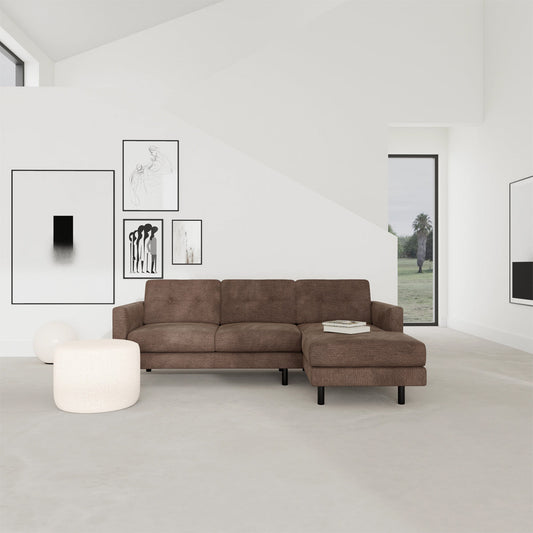 Conrad Fabric Right Chaise Sofa
