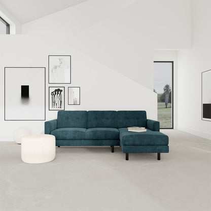 Conrad Fabric Right Chaise Sofa