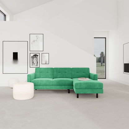 Conrad Fabric Right Chaise Sofa