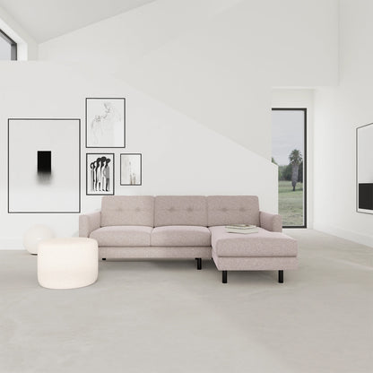 Conrad Fabric Right Chaise Sofa