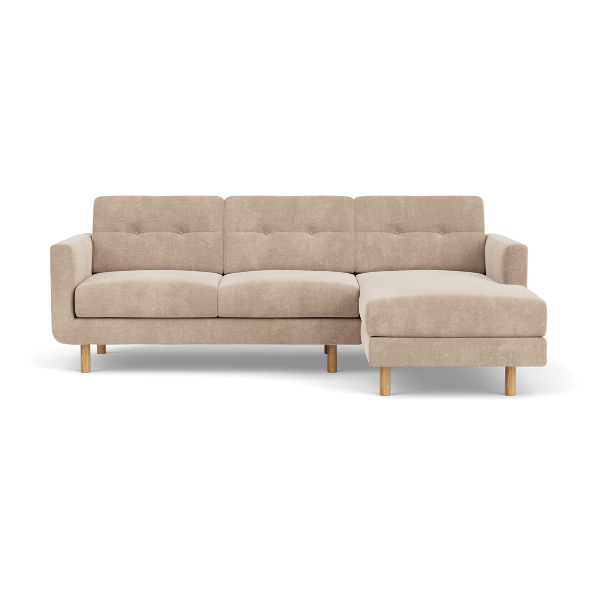 Conrad Fabric Right Chaise Sofa