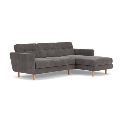 Conrad Fabric Right Chaise Sofa