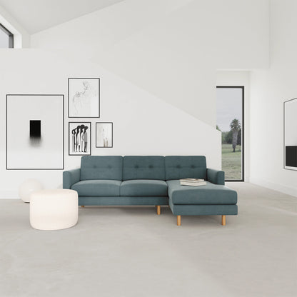 Conrad Fabric Right Chaise Sofa