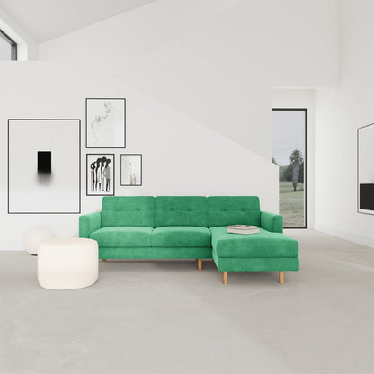 Conrad Fabric Right Chaise Sofa