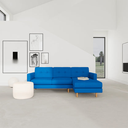 Conrad Fabric Right Chaise Sofa