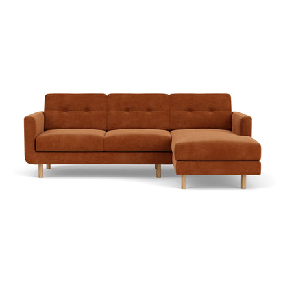 Conrad Fabric Right Chaise Sofa