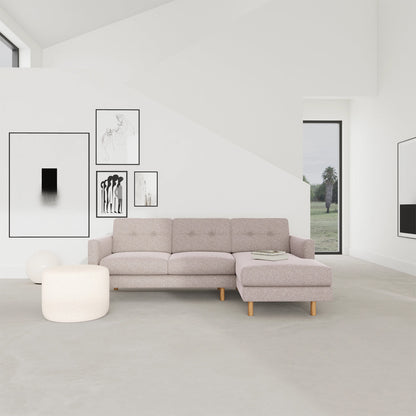 Conrad Fabric Right Chaise Sofa