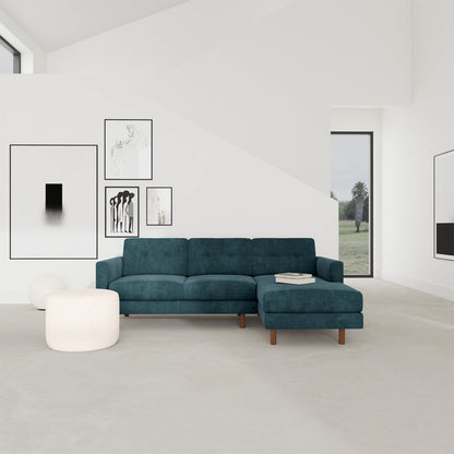 Conrad Fabric Right Chaise Sofa