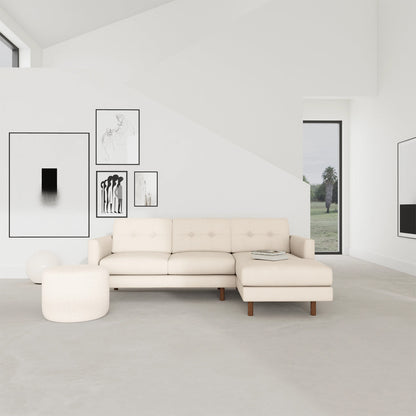 Conrad Fabric Right Chaise Sofa