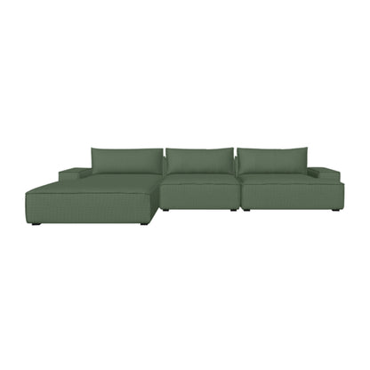 Daphne 3 Seater Modular Left Chaise Sofa